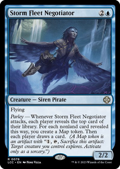 Storm Fleet Negotiator (Commander: The Lost Caverns of Ixalan) Light Play