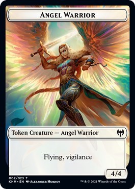 Angel Warrior Token (Kaldheim) Light Play