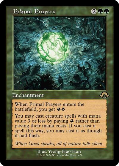 Primal Prayers (Retro Frame) (Modern Horizons 3) Light Play