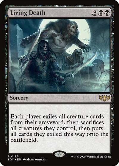 Living Death (Commander: Tarkir: Dragonstorm) Light Play