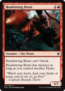 Headstrong Brute (Ixalan) Light Play
