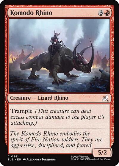 Komodo Rhino (Avatar: The Last Airbender: Eternal-Legal) Light Play