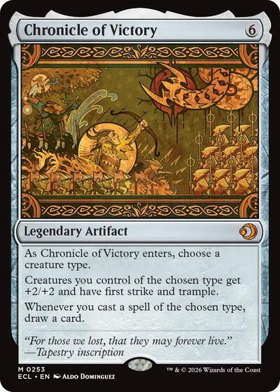 Chronicle of Victory (Lorwyn Eclipsed) Light Play