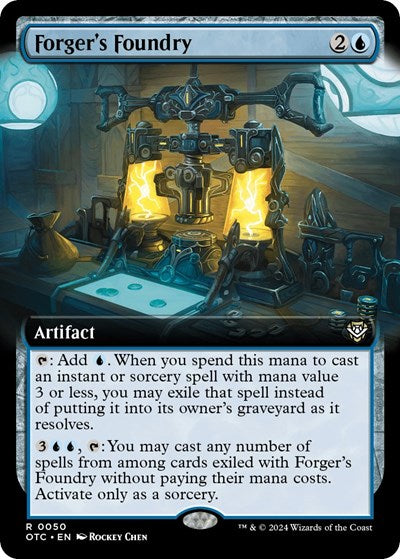 Forger's Foundry (Extended Art) (Commander: Outlaws of Thunder Junction) Light Play