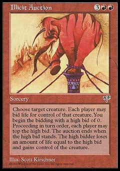 Illicit Auction (Mirage) Heavy Play