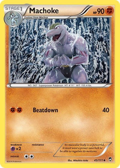 Machoke (XY - Furious Fists) Light Play