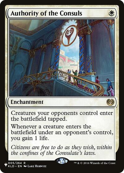 Authority of the Consuls (The List) Light Play