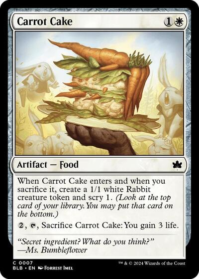 Carrot Cake (Bloomburrow) Light Play Foil