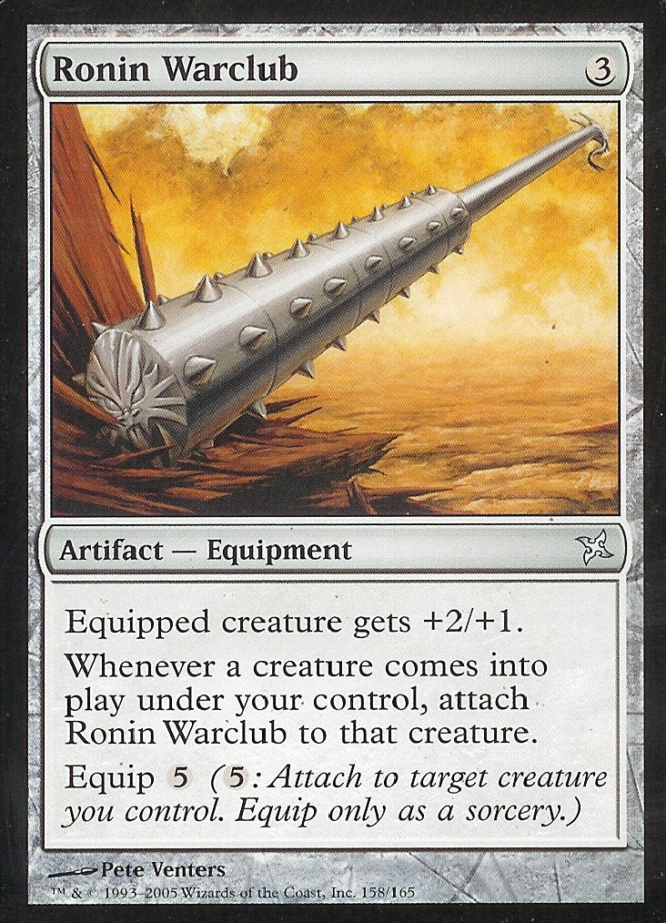 Ronin Warclub (Betrayers of Kamigawa) Medium Play