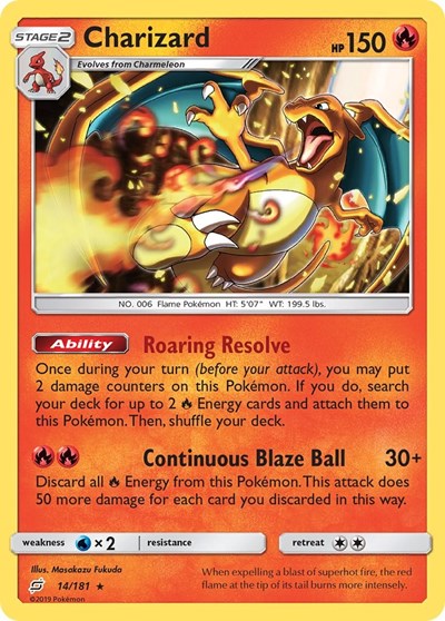 Charizard (SM - Team Up) Light Play