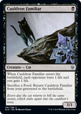 Cauldron Familiar (Throne of Eldraine) Light Play