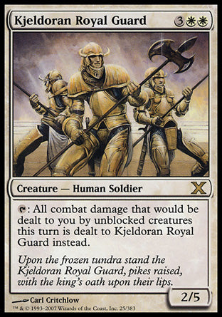 Kjeldoran Royal Guard (10th Edition) Medium Play