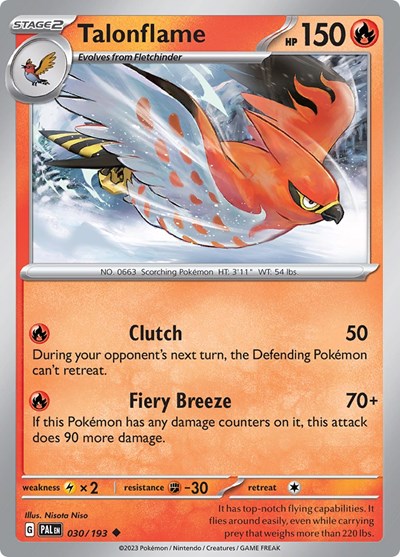 Talonflame (SV02: Paldea Evolved) Light Play