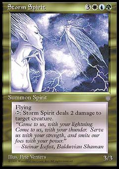 Storm Spirit (Ice Age) Light Play