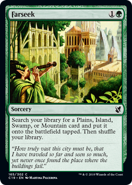 Farseek (Commander 2019) Light Play