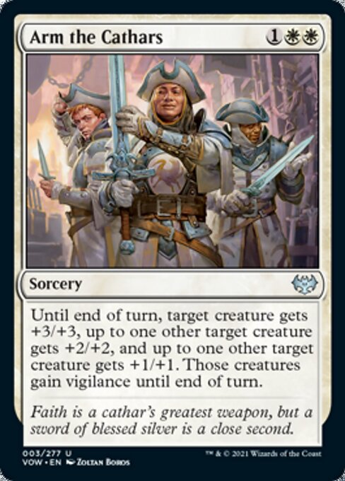 Arm the Cathars (Innistrad: Crimson Vow) Light Play