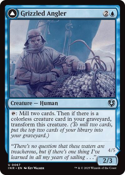 Grizzled Angler (Innistrad Remastered) Light Play Foil