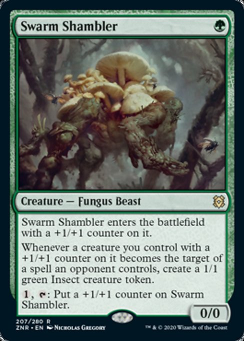 Swarm Shambler (Zendikar Rising) Light Play