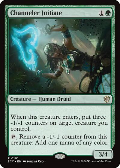 Channeler Initiate (Commander: Lorwyn Eclipsed) Light Play