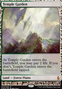 Temple Garden (Zendikar Expeditions) Light Play Foil