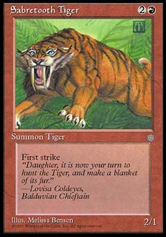 Sabretooth Tiger (Ice Age) Light Play