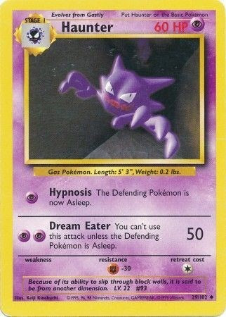 Haunter (Base Set) Heavy Play