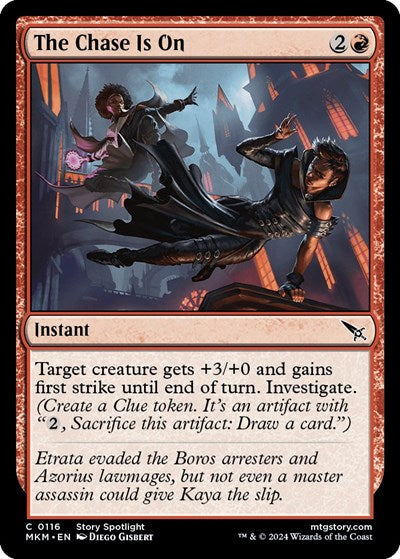 The Chase Is On (Murders at Karlov Manor) Light Play Foil