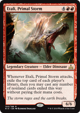 Etali, Primal Storm (Rivals of Ixalan) Light Play