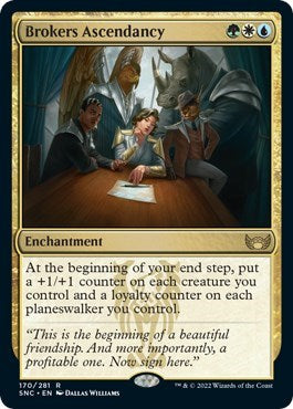 Brokers Ascendancy (Streets of New Capenna) Light Play