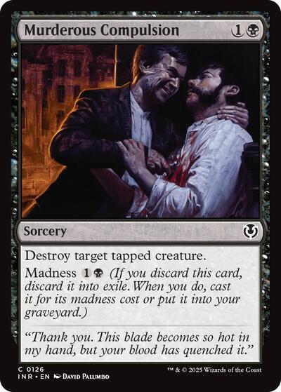 Murderous Compulsion (Innistrad Remastered) Light Play