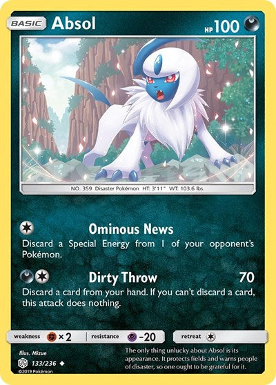 Absol (SM - Cosmic Eclipse) Light Play