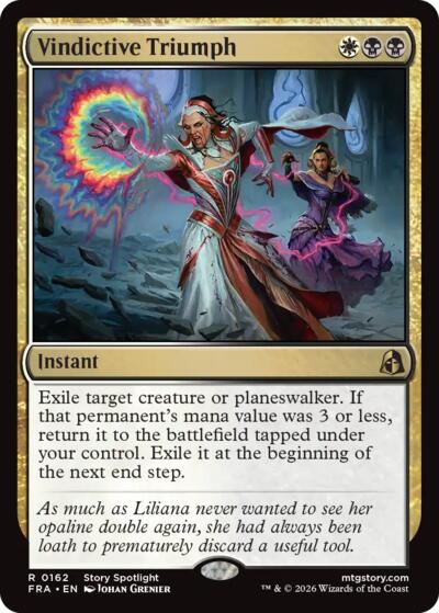 Vindictive Triumph (Reality Fracture) Light Play Foil