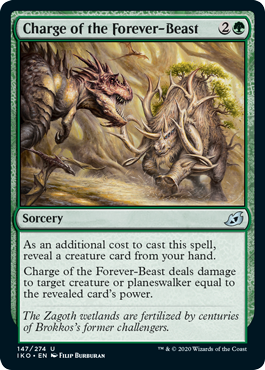 Charge of the Forever-Beast (Ikoria: Lair of Behemoths) Light Play
