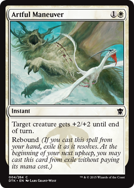 Artful Maneuver (Dragons of Tarkir) Light Play