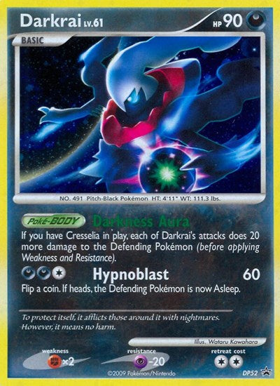 Darkrai (DP52) (Diamond and Pearl Promos) Damaged / Poor Holofoil
