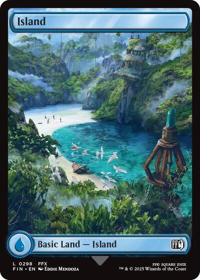 Island (0298) (Universes Beyond: FINAL FANTASY) Light Play