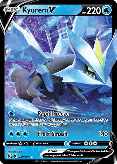 Kyurem V (SWSH11: Lost Origin) Light Play Holofoil