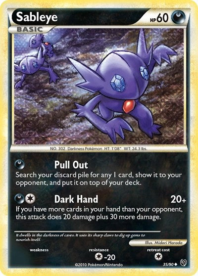 Sableye (Undaunted) Heavy Play