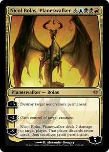 Nicol Bolas, Planeswalker (Conflux) Light Play