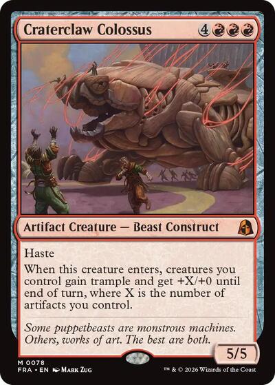 Craterclaw Colossus (Reality Fracture) Light Play