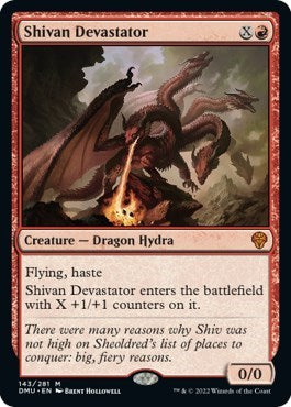 Shivan Devastator (Dominaria United) Light Play