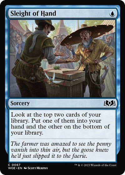 Sleight of Hand (Wilds of Eldraine) Light Play