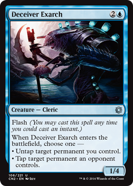 Deceiver Exarch (Conspiracy: Take the Crown) Light Play