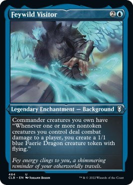 Feywild Visitor (Etched Foil) (Commander Legends: Battle for Baldur's Gate) Light Play Foil