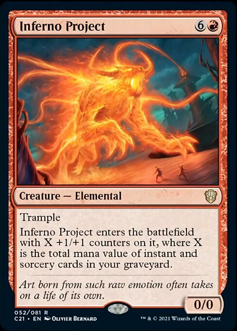 Inferno Project (Commander 2021 Strixhaven) Light Play