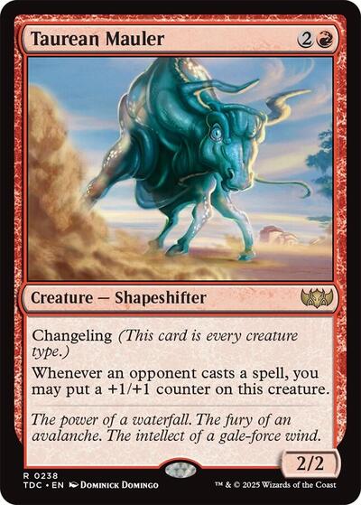 Taurean Mauler (Commander: Tarkir: Dragonstorm) Light Play