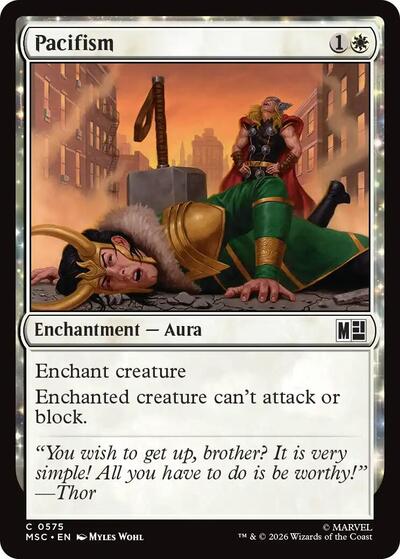 Pacifism (Commander: Marvel Super Heroes) Light Play