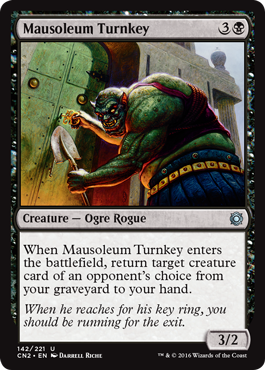 Mausoleum Turnkey (Conspiracy: Take the Crown) Light Play