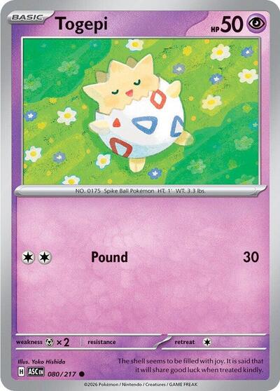 Togepi (ME: Ascended Heroes) Light Play