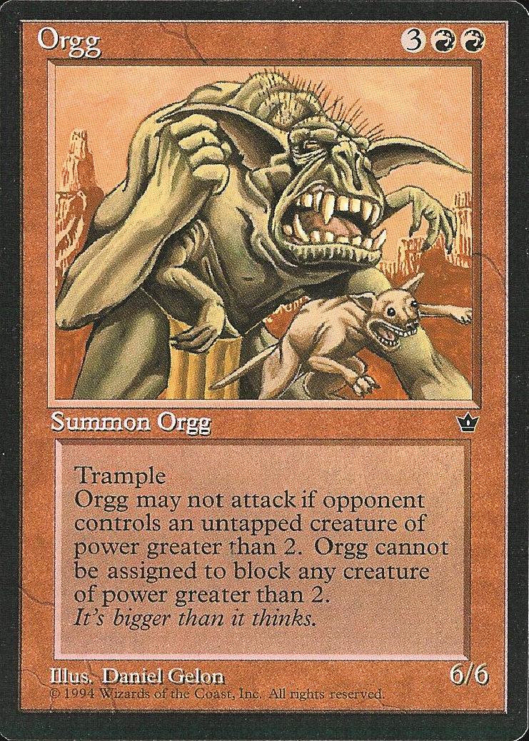 Orgg (Fallen Empires) Light Play